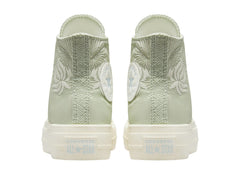 Tenis Converse Chuck Taylor All Star Lift Hi Platform Verde para Mujer
