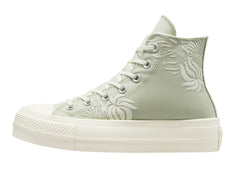 Tenis Converse Chuck Taylor All Star Lift Hi Platform Verde para Mujer