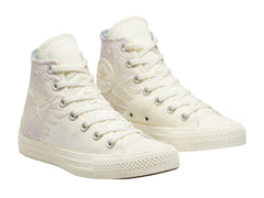 Tenis Converse Chuck Taylor All Star Blanco y Morado para Mujer