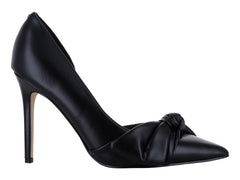 Zapatillas Nine West Tacón de Aguja Negro para Mujer