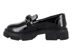 Zapatos Mocasines Teen Bambino Negro Charol para Niña