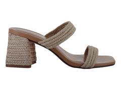 Sandalias Madden Girl Natural Raffia Beige para Mujer