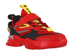 Tenis K-SWISS Ben CH Rojo y Negro para Niño