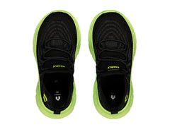 Tenis Charly Negro con Verde Lima para Niño