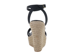 Sandalias Luna Rosa Plataforma Negro para Mujer