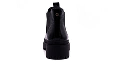 Botines Hispana de Charol Negro para Mujer