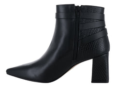Botines Felipe Rivera de Charol Negro para Mujer