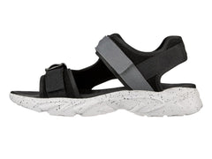 Sandalias Skechers Stamina Negro y Gris para Hombre