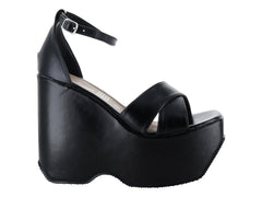 Sandalias Plataforma BSC Shoes Negro para Mujer
