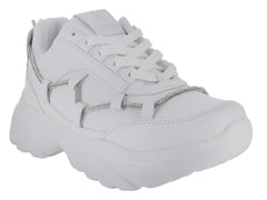 Tenis Clasben Swarovski Blanco para Mujer