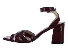 Zapatillas Luna Rosa Charol Color Vino para Mujer
