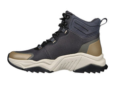 Tenis Skechers Smart Block Negro y Oliva para Hombre