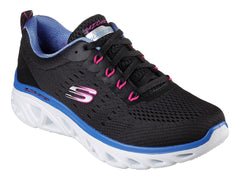 Tenis Skechers Glide-Step Sport Negro y Rosa para Mujer