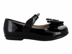 Zapatos Tropicana de Charol Negro para Niña