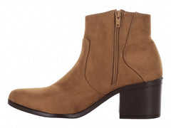 Botines Vaqueros Punto Moda Color Melle para Mujer