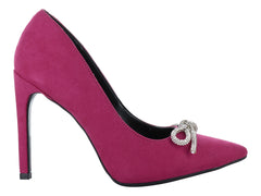 Zapatillas Tacón Westies Color Fiusha para Mujer