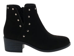 Botines Tropicana Negros de Gamuza para Niña
