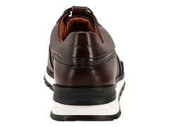 Tenis Cuadra en Piel de Venado Color Chocolate para Hombre