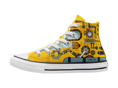 Tenis Converse Chuck Taylor All Star Hi Amarillos para Niño