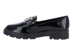Zapatos Mocasines Maxim Charol Negro para Mujer