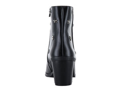 Botines Salamandra Negro con Estrellas para Mujer