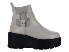Botines Solie Neutro con Plataforma para Mujer
