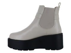 Botines Solie Neutro con Plataforma para Mujer