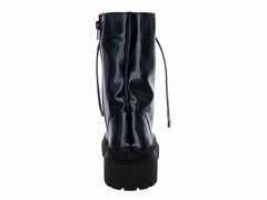 Botas Combat Luna Rosa Negro para Mujer