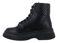 Botines Combat Meli&Ana Negro para Mujer