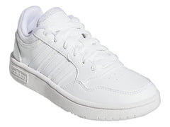 Tenis Adidas Hoops 3.0 Blancos para Niño