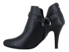 Botines Luna Rosa Negros para Mujer