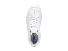 Tenis PUMA Caven 2.0 Blanco y Plata para Niño