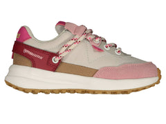 Tenis Charly Beige y Rosa para Niña