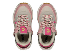 Tenis Charly Beige y Rosa para Niña