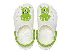 Sandalias Crocs Classic Glow Alien Multicolor para Niño