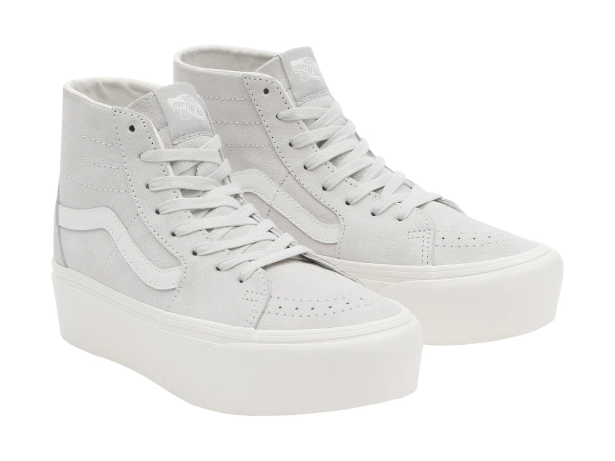 Tenis Vans Sk8 Hi Tapered Stackform Gris para Mujer