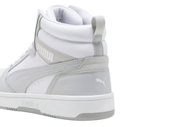 Tenis PUMA Rebound V6 Blanco y Gris para Hombre