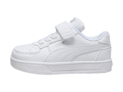 Tenis PUMA Caven 2.0 AC+INF Blanco y Plata para Niño