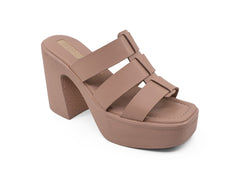 Sandalias de Plataforma EFE Beige para Mujer