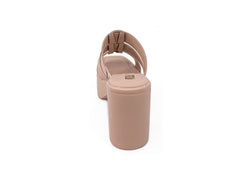 Sandalias de Plataforma EFE Beige para Mujer