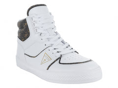 Tenis Guess Blanco y Marrón para Hombre