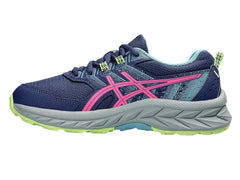 Tenis ASICS Pre Venture 9 Azul y Rosa para Niña