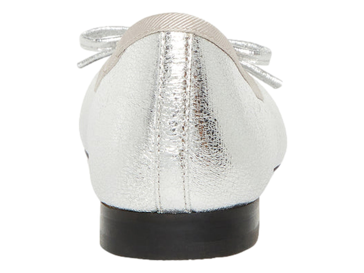 Zapatos Planos Steve Madden Plata y Negro para Mujer