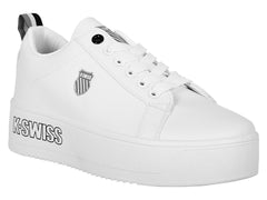 Tenis K-SWISS Trinity Platform Blanco y Negro para Mujer
