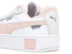 Tenis PUMA Carina Street Blanco y Rosa para Niña