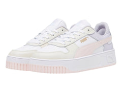 Tenis PUMA Carina Street Blanco y Rosa para Mujer