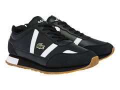 Tenis Lacoste Partner Negro con Blanco para Niño