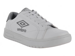 Tenis Umbro Blanco y Plata para Niño