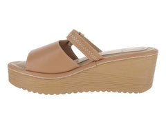 Sandalias Sary Plataforma Beige para Mujer