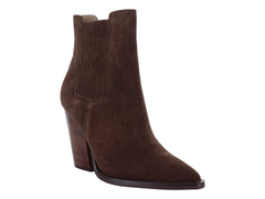 Botines Vaqueros Steve Madden Café Gamuza para Mujer